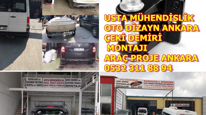 FORD RANGER VOLSWAGEN HER ARAÇA ÇEKİ DEMİRİ MONTESİ VE ARAÇ PROJESİ ANKARA
