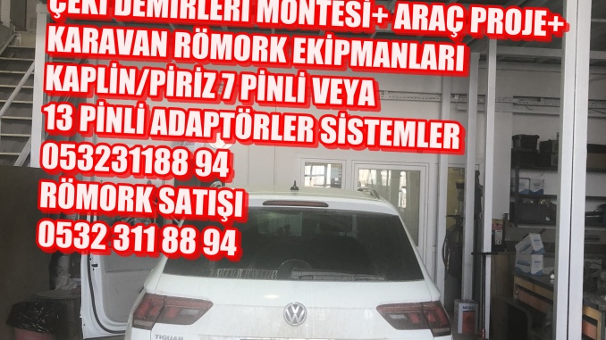 TİGUAN VOLSWAGEN ÇEKİ DEMİRİ TAKMA MONTAJI VE ARAÇ PROJE ANKARA USTA MÜHENDİSLİK OSTİM DE
