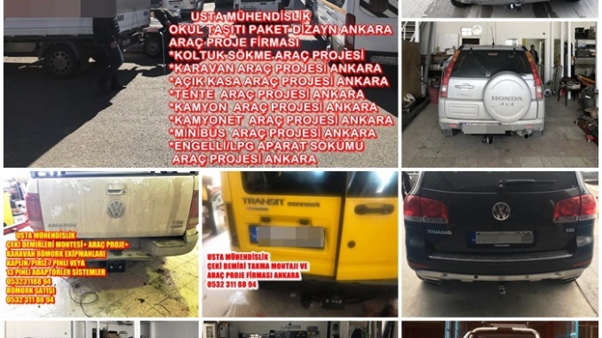 ÇEKİ DEMİRİ TAKMA MONTAJI VE ARAÇ PROJE FİRMASI USTA MÜHENDİSLİK ANKARA OSTİM