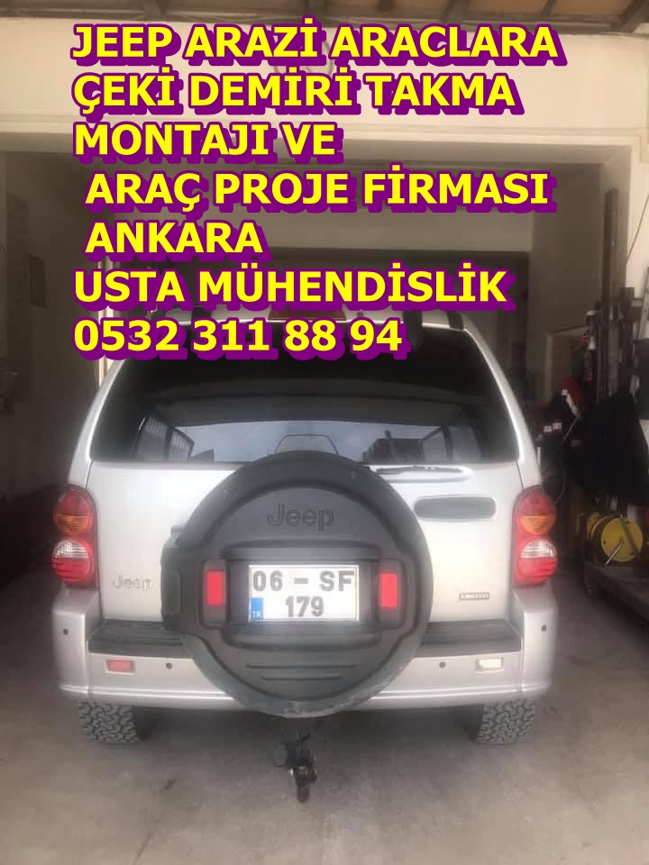 JEEP ÇEKİ DEMİRİ MONTAJI VE ARAÇ PROJE FİRMASI ANKARA USTA MÜHENDİSLİK 05323118894