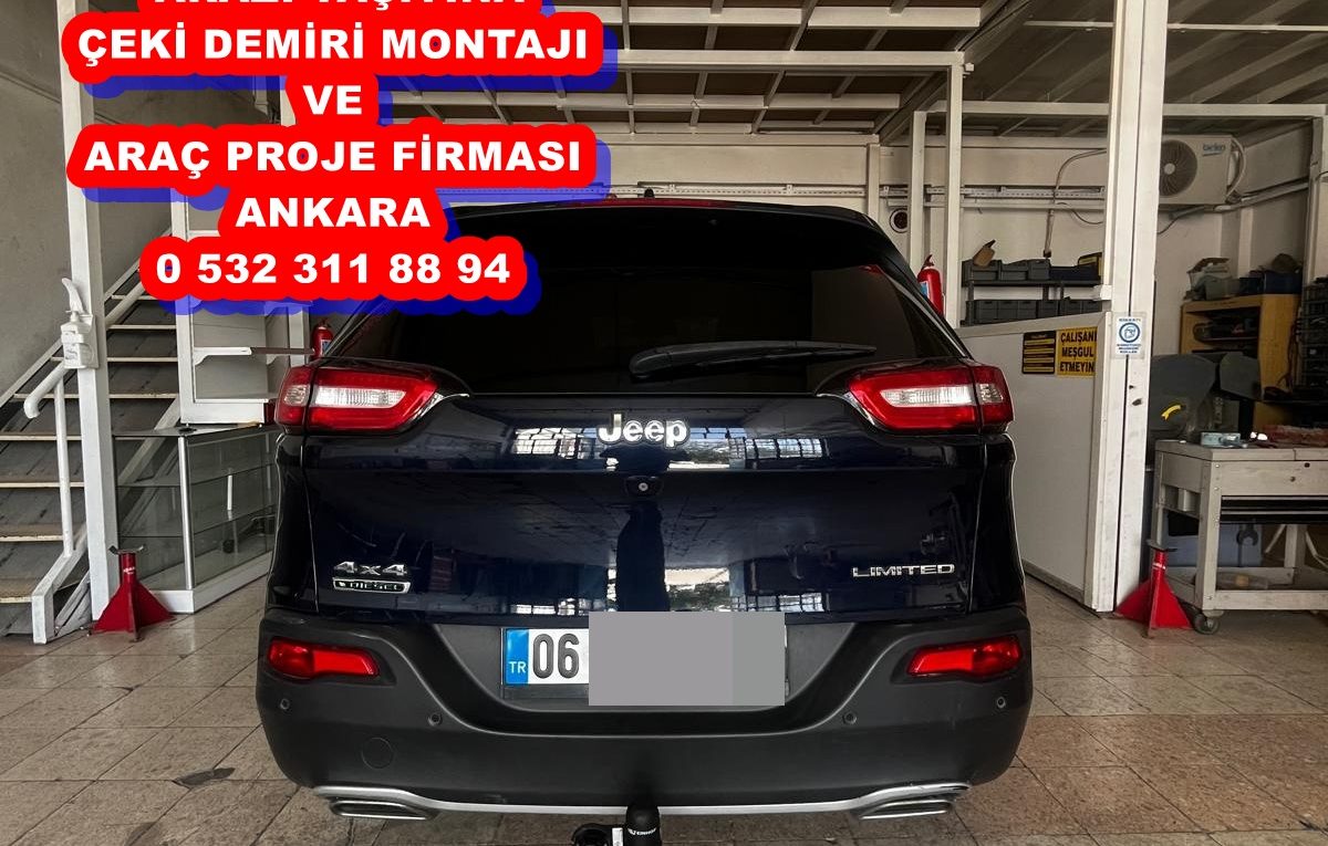 JEEP Çeki demiri montajı ve araç projesi Ankara