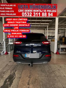 JEEP Çeki demiri montajı ve araç projesi Ankara