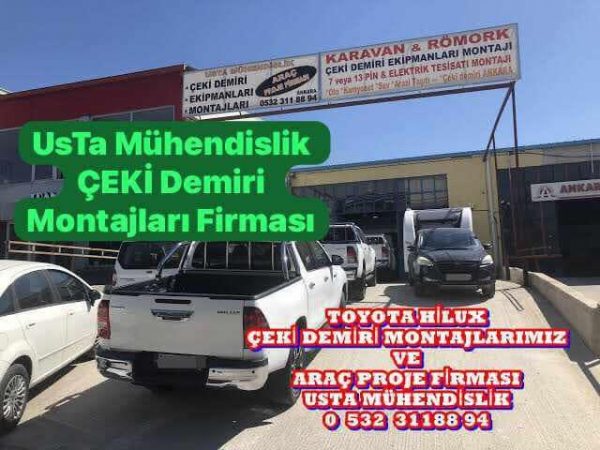 Çeki demiri ankara /TOYOTA HILUX ÇEKİ DEMİRİ TAKMA BAGLAMA MONTAJLARI VE ARAÇ PROJELERİ ANKARA USTA MÜHENDİSLİK 05323118894
